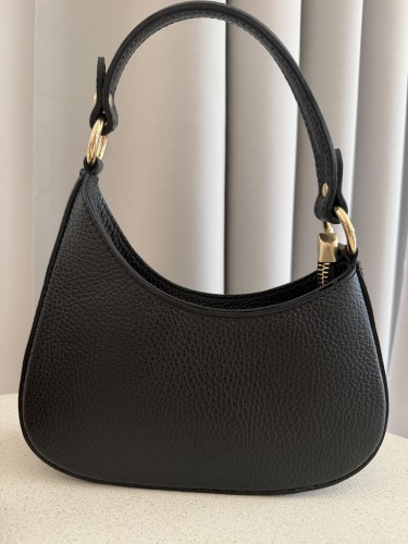 Torebka księżyc mini elegancka skóra naturalna 2 kolory 012