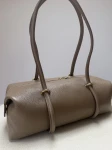 Torebka skórzana damska hit baguette taupe 001