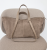 Włoska skórzana torebka - kamienny beż / Taupe