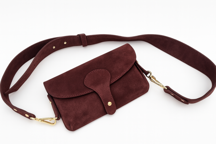 Włoska skórzana torebka listonoszka