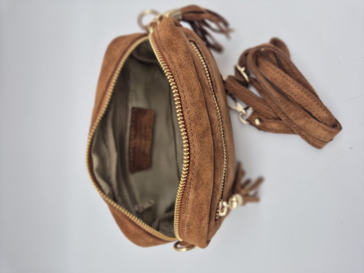 Listonoszka mała zamsz naturalny