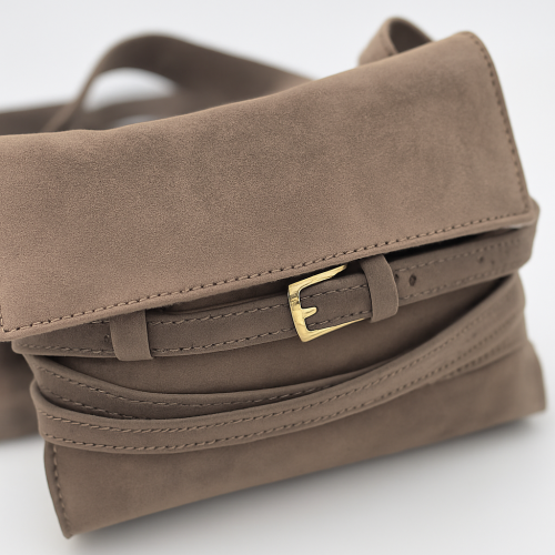 Kuferek zamszowy Mocca