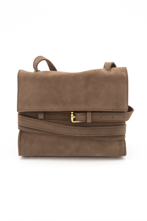 Kuferek zamszowy Mocca