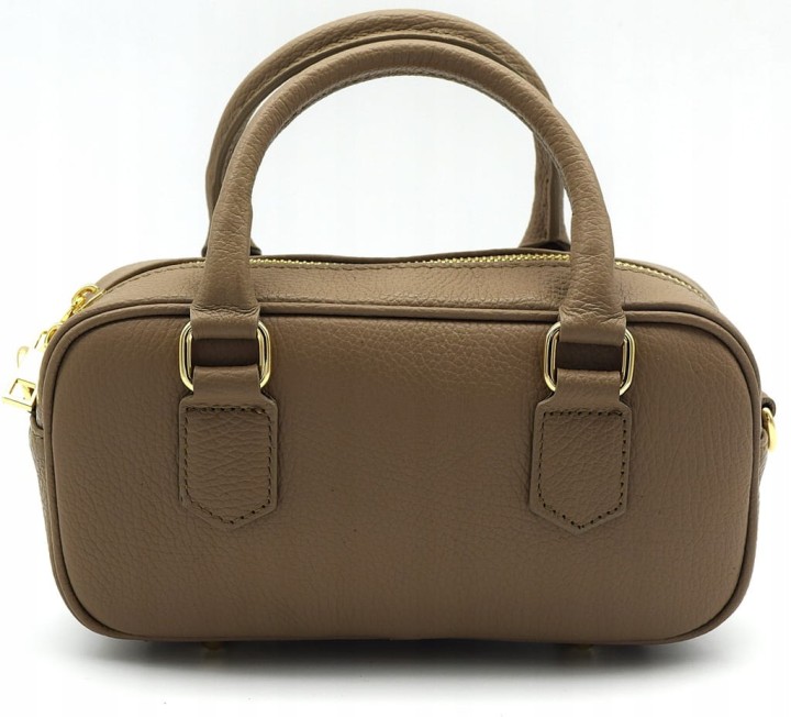 Włoska stylowa mała torebka skóra naturalna