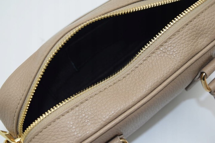 Włoska stylowa mała torebka skóra naturalna