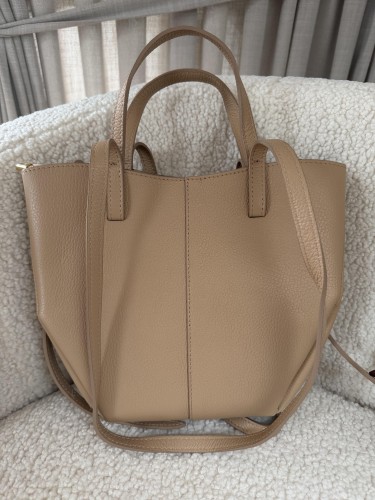 Torebka skórzana shopper włoska organizer A5 - kolory 009