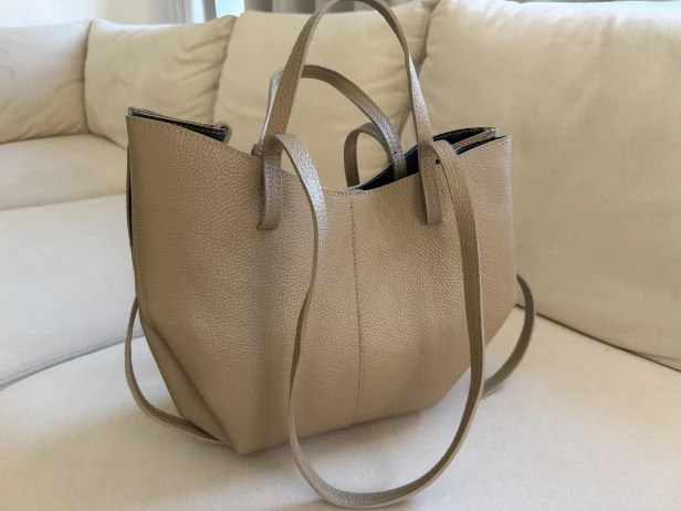 Torebka skórzana shopper bag A5 organizer kolory 008
