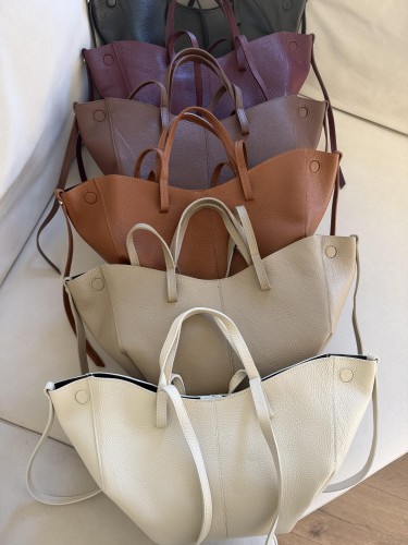 Torebka skórzana shopper bag A5 organizer kolory 008