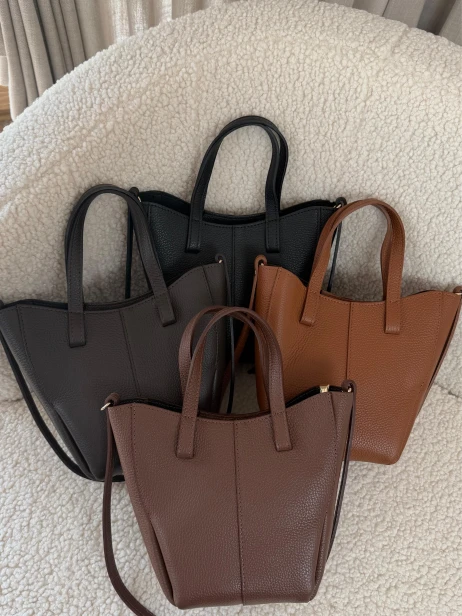 Torebka skórzana shopper mini kolory 020